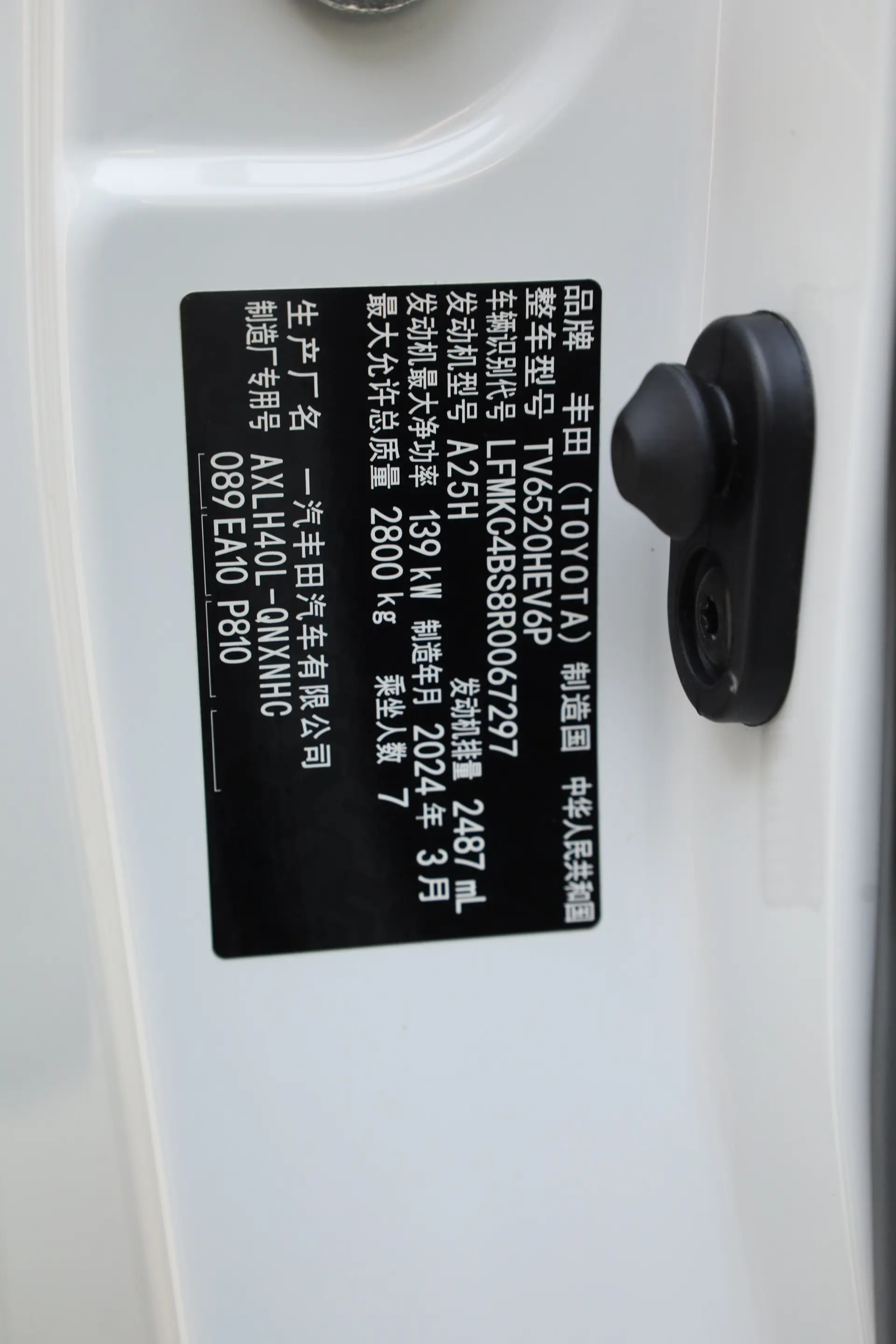 Toyota Granvia, 2024 25
